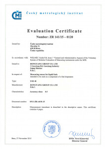MID U101-B Certificate